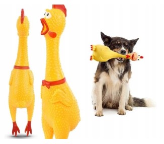 zabawka gumowy kurczak dla psa