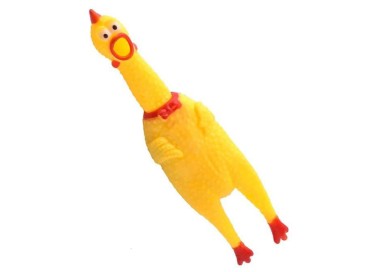 zabawka gumowy kurczak dla psa