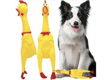 zabawka gumowy kurczak dla psa