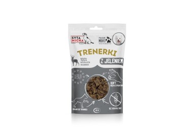 Syta MichaTrenerki z jeleniem dla psa 80g