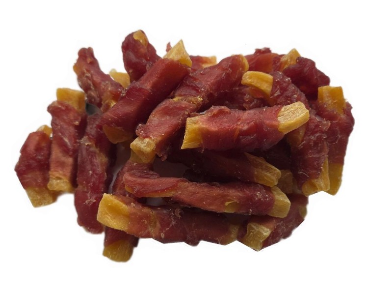 Yarro przekąska dla psów bataty z mięsem kaczki 500g
